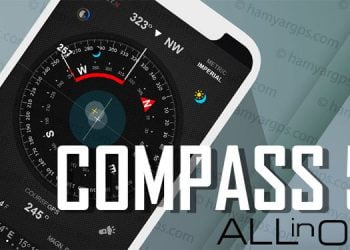 برنامه Compass 54 قطب نما و جی پی اس اندروید All-in-One GPS, Weather, Map, Camera PRO 2.2