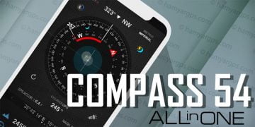 برنامه Compass 54 قطب نما و جی پی اس اندروید All-in-One GPS, Weather, Map, Camera PRO 2.2