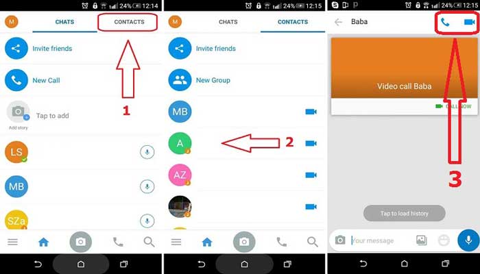 آموزش برقراری تماس صوتی و تصویری در ایمو آموزش برقراری تماس صوتی و تصویری در ایمو